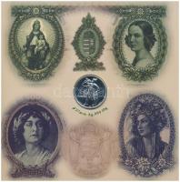 2007. 1Ft-100Ft (8xklf) "Berán Lajos és a pengő" forgalmi sor, benne "Berán Lajos és ...