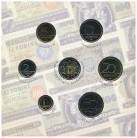 2006. 1Ft-100Ft (8xklf) forgalmi sor szettben, benne 1946-os 1Ft Ag "Hatvanéves a Forint" ...