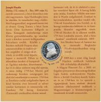2009. 5Ft-200Ft "Haydn" (7xklf) forgalmi érme sor, benne "Joseph Haydn" Ag emlék...