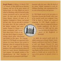 2009. 5Ft-200Ft "Haydn" (7xklf) forgalmi érme sor, benne "Joseph Haydn" Ag emlék...