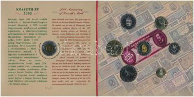 2002. 1-100Ft (7xklf) forgalmi sor szettben + 2002. 100Ft "Kossuth" T:BU 
Adamo FO35