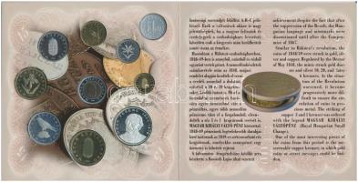 1998. 50f-200Ft (10xklf) forgalmi sor dísztokban + 1998. 100Ft alpakka "1848-1849. Szabadsághar...