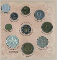 1998. 50f-200Ft (10xklf) forgalmi sor dísztokban + 1998. 100Ft alpakka "1848-1849. Szabadsághar...