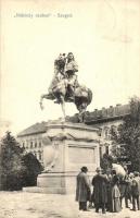 Szeged, II. Rákóczi Ferenc szobor. Kiadja Grünwald Hermann (EK)