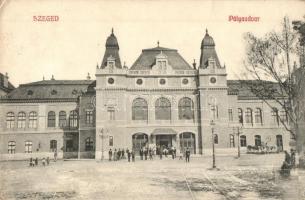 1909 Szeged, Pályaudvar, vasútállomás (EK)