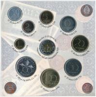 1997. 50f-200Ft (10xklf) forgalmi sor, benne 200Ft Ag "Deák", karton díszcsomagolásban T:B...