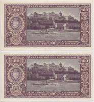 1945. 100P (4x) sorszámkövetők (2+2) T:II-