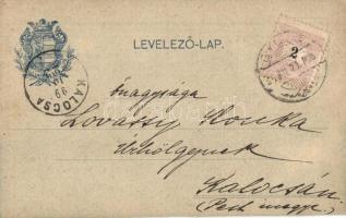 1899 Szarvas, látkép, Gróf Bolza kastély. Kiadja a Békés vármegye küzművelődési egyesülete, Dobay Já...