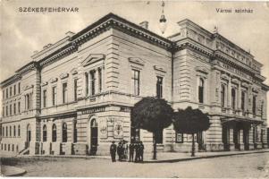 1909 Székesfehérvár, Városi színház, Mészöly Lajos üzlete (EK)