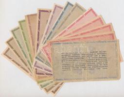 1946. 10.000-10.000.000AP (16x) mind különböző névérték, illetve változat (sorszám, papír, fordított...