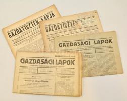 1940-1947 A Gazdatisztek és Gazdasági Lapok című újságok 2-2 db száma