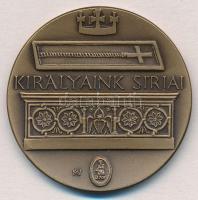 Kiss Nagy András (1930-) 1973. "Magyar Nemzetért / Királyaink Sírjai - BÁV" Br emlékérem, ...