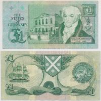 Skócia 1984. 1Ł + Guernsey 1992- 1Ł "D. M. Clarke" aláírásával T:III
Scotland 1984. 1 Pou...