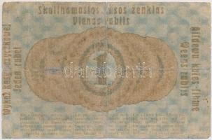 Litvánia / I. Világháború / Német megszállás / Darlehnskasse Ost, Posen 1916. 1R T:III-,IV
Lithuani...