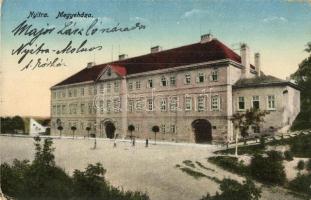 Nyitra, Nitra; Megyeháza / county hall + K.u.K. Reservespital in Nyitra (EK)