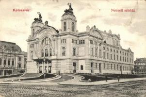 1906 Kolozsvár, Cluj; Nemzeti színház. Kiadja Fuhrmann Miklós / National theater (EK)