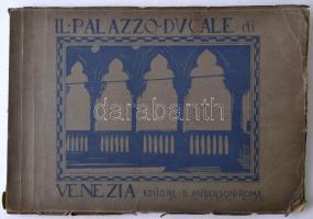 cca 1900 Venice, Venezia; Il Palazzo Ducale Nagyméretű képes könyv. booklet with 40 pictures,. 32x24 cm