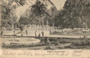 1905 Buziásfürdő, Baile Buzias; Park. Kiadja Nosek Gusztáv / park (apró szakadás / tiny tear)