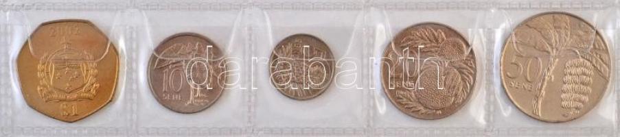 21db-os vegyes külföldi fémpénz tétel albumban, közte Szamoa, Szomália T:1-
21pcs of various coins ...