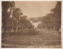 cca 1900-1910 Côte d'Azur városainak fotói, Menton, Monaco, Nizza, és Genova, 31 db, fotók kart...