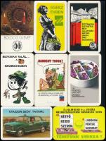 1974-1974 50 db reklámos kártyanaptár, néhány egyformával