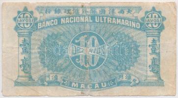 Makaó / Japán igazgatás 1944. 10a T:III-,IV
Macau / Japanese administration 1944. 10 Avos C:VG,G