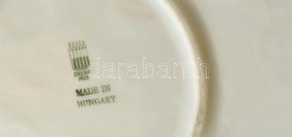 Zsolnay birkózó medvék (Markup Béla), kézzel festett, jelzett, hibátlan, m:30 cm/ Handpainted Zsolna...