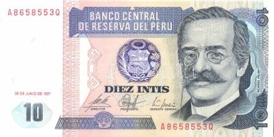 Peru 7db klf modern bankjegy T:I