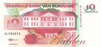 Suriname 7db klf modern bankjegy T:I