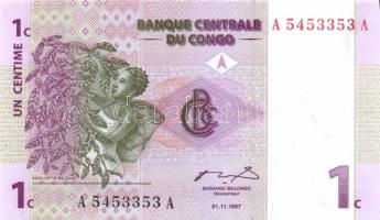 Kongó 7db klf modern bankjegy T:I
