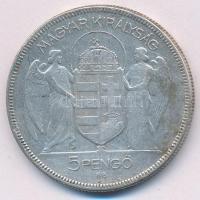 1930. 5P Ag "Horthy jobbra" T:3  
Adamo P8