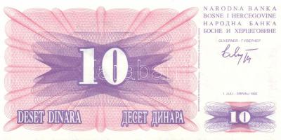 Bosznia-Hercegovina 6db klf modern bankjegy jobbakkal T:I