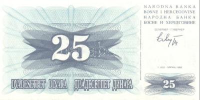 Bosznia-Hercegovina 6db klf modern bankjegy jobbakkal T:I