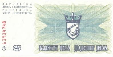 Bosznia-Hercegovina 6db klf modern bankjegy jobbakkal T:I