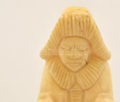 XX.sz.e eszkimó, csont, jelzés nélkül, jó állapotban, m: 6,5 cm