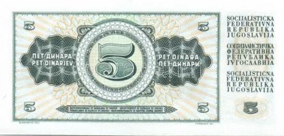 Jugoszlávia 26db klf modern bankjegy T:I