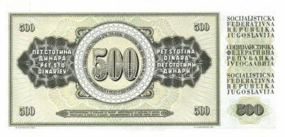 Jugoszlávia 26db klf modern bankjegy T:I