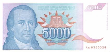 Jugoszlávia 26db klf modern bankjegy T:I