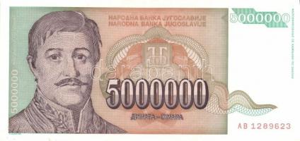 Jugoszlávia 26db klf modern bankjegy T:I