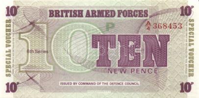 Nagy-Britannia / katonai kiadás 1948-1972. 6 klf bankjegy T:I