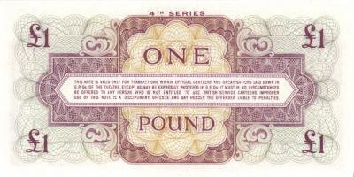 Nagy-Britannia / katonai kiadás 1948-1972. 6 klf bankjegy T:I