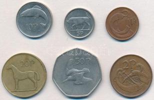 Írország 1982-1994. 1p-50p (6xklf) T:2,2-
Ireland 1982-1994. 1 Penny - 50 Pence (6xdiff) C:XF,VF