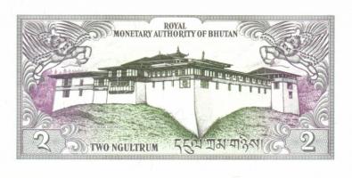 Bhután 1985-86. 5db klf bankjegy T:I