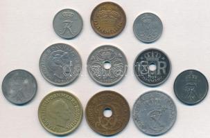 Dánia 1924-1994. 5ö-20K (11xklf) T:2,2- Denmark 1924-1994. 5 Öre - 20 Kroner (11xklf) C:XF,VF