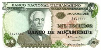 Mozambik 1976. 50Esc, 100Esc, 500Esc, 1000Esc komplett sor! T:I