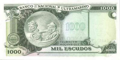 Mozambik 1976. 50Esc, 100Esc, 500Esc, 1000Esc komplett sor! T:I