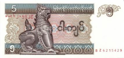 Miyanmar 7db klf modern bankjegy T:I
