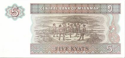 Miyanmar 7db klf modern bankjegy T:I