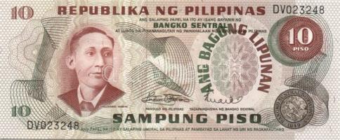 Fülöp-szigetek 1969-70. 3db klf modern bankjegy T:I