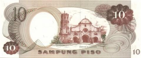 Fülöp-szigetek 1969-70. 3db klf modern bankjegy T:I